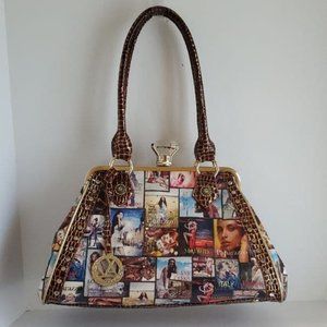 Vintage Lany 'Rosacci Diamond' Paparazzo Satchel